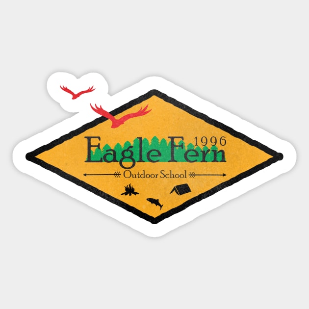 eagle fern outdoor school Sticker by jkim31